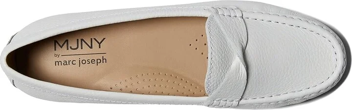 Marc Joseph New York Beverley Road Women's Shoes White Tumbled : 5.5 M, Leather - Image 2