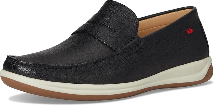 Marc Joseph New York Blake Road Men's Shoes Black Grainy : 8 M, Leather - Image 5