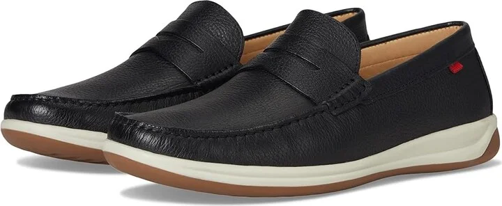 Marc Joseph New York Blake Road Men's Shoes Black Grainy : 8 M, Leather
