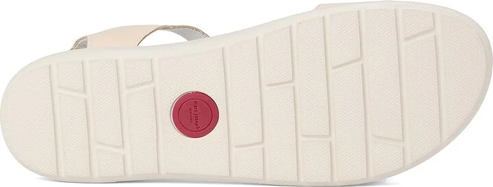 Marc Joseph New York Bleecker Street Sandals Women's Sandals Almond Beige Italo Grainy : 8 M, Leather - Image 3