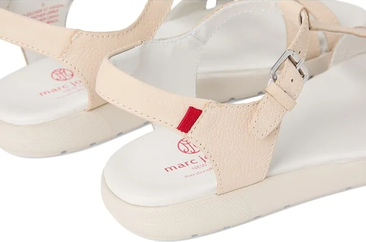 Marc Joseph New York Bleecker Street Sandals Women's Sandals Almond Beige Italo Grainy : 8 M, Leather - Image 7