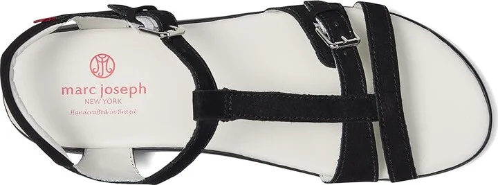 Marc Joseph New York Bleecker Street Sandals Women's Sandals Black Italo Grainy : 10 M, Leather - Image 2