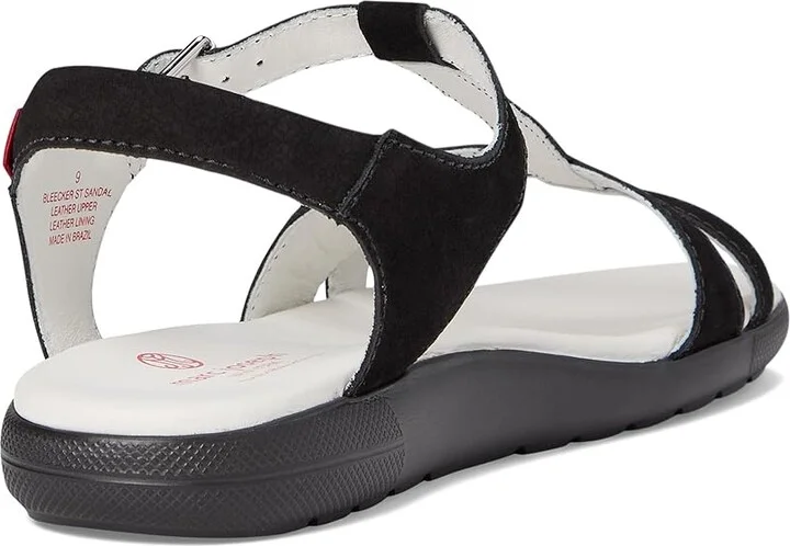Marc Joseph New York Bleecker Street Sandals Women's Sandals Black Italo Grainy : 10 M, Leather - Image 4