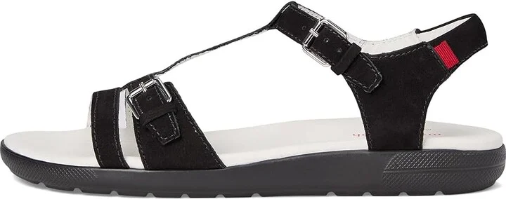 Marc Joseph New York Bleecker Street Sandals Women's Sandals Black Italo Grainy : 10 M, Leather - Image 6