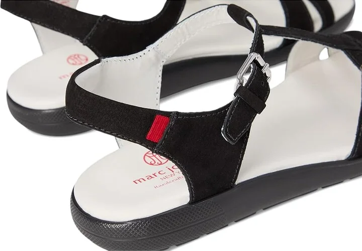 Marc Joseph New York Bleecker Street Sandals Women's Sandals Black Italo Grainy : 10 M, Leather - Image 7