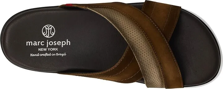 Marc Joseph New York Boone Ave Men's Lace Up Wing Tip Shoes Cognac Nobuck : 9 M, Leather - Image 2