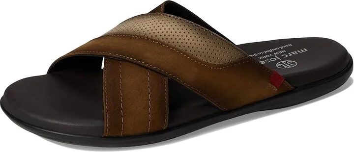 Marc Joseph New York Boone Ave Men's Lace Up Wing Tip Shoes Cognac Nobuck : 9 M, Leather - Image 5