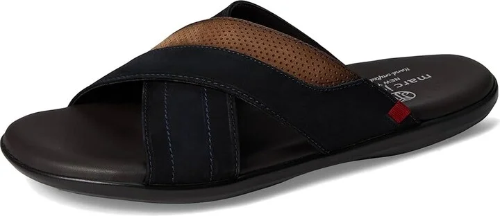 Marc Joseph New York Boone Ave Men's Lace Up Wing Tip Shoes Navy Nobuck : 13 M, Leather - Image 5