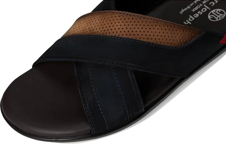 Marc Joseph New York Boone Ave Men's Lace Up Wing Tip Shoes Navy Nobuck : 13 M, Leather - Image 7