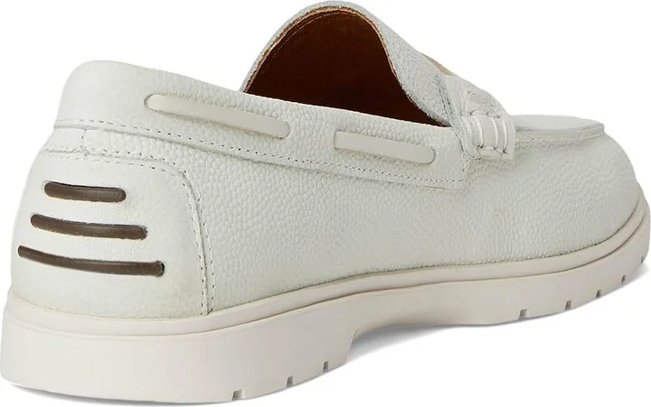 Marc Joseph New York Brenton Pl Men's Shoes White Pebble : 12 M, Leather - Image 4