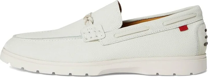 Marc Joseph New York Brenton Pl Men's Shoes White Pebble : 12 M, Leather - Image 6