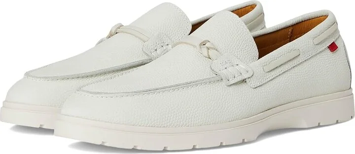 Marc Joseph New York Brenton Pl Men's Shoes White Pebble : 12 M, Leather