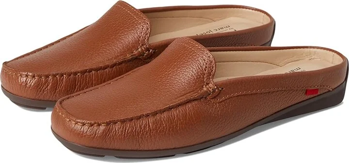 Marc Joseph New York Briarwood Court Women's Shoes Cognac Grainy : 5 M, Leather