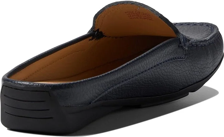 Marc Joseph New York Briarwood Court Women's Shoes Navy Grainy : 6 M, Leather - Image 4