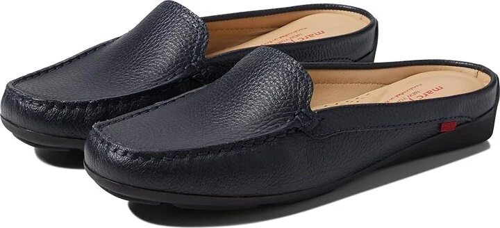 Marc Joseph New York Briarwood Court Women's Shoes Navy Grainy : 6 M, Leather