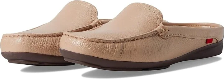 Marc Joseph New York Briarwood Court Women's Shoes Nude Tumbled : 6 M, Leather