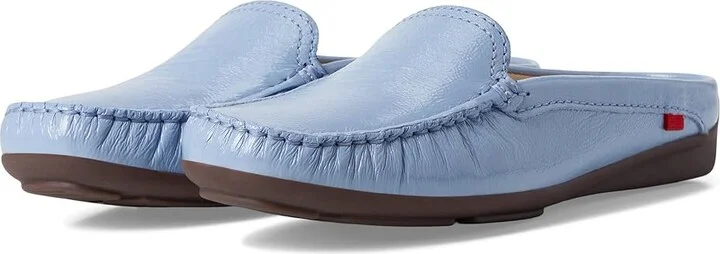Marc Joseph New York Briarwood Court Women's Shoes Sky Blue Svelte Patent : 7 M, Leather