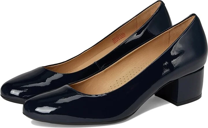Marc Joseph New York Broad St 2.0 Women's Shoes Navy Soft Patent : 10 M, Leather