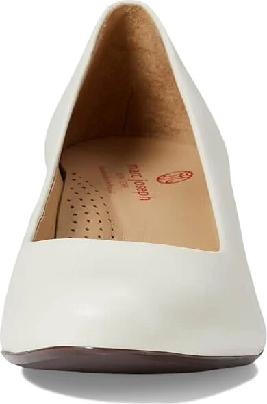 Marc Joseph New York Broad Street High Women's Heels Ivory Napa Soft : 9 M, Leather/Rubber - Image 2