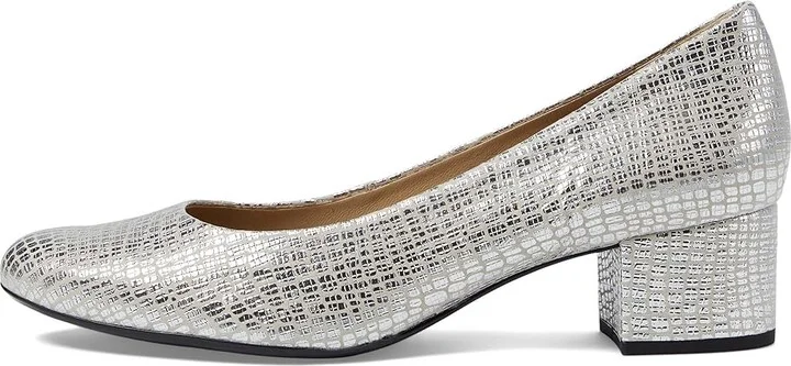 Marc Joseph New York Broad Street High Women's Heels Metallic Silver Gator : 10.5 M, Leather/Rubber - Image 5