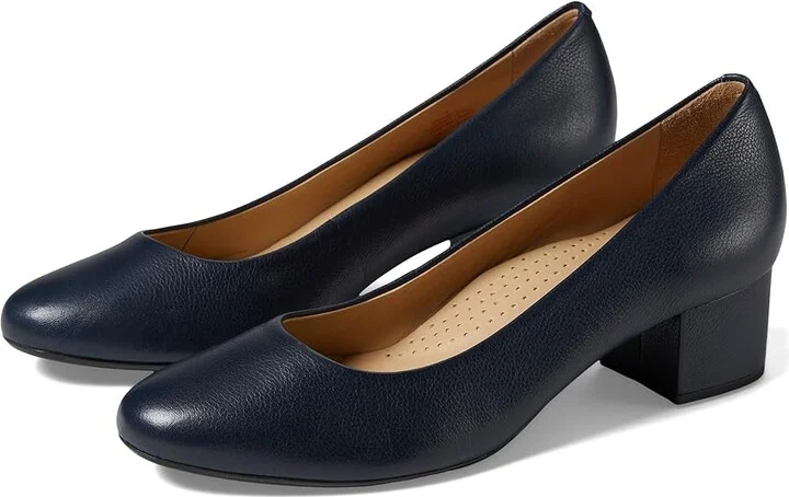 Marc Joseph New York Broad Street High Women's Heels Navy Napa Soft : 8.5 M, Leather/Rubber