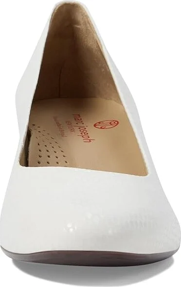 Marc Joseph New York Broad Street High Women's Heels White Snake : 7 M, Leather/Rubber - Image 2
