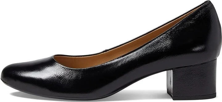 Marc Joseph New York Broad Street Pump Women's Shoes Black Grainy Patent : 5 M, Leather - Image 5