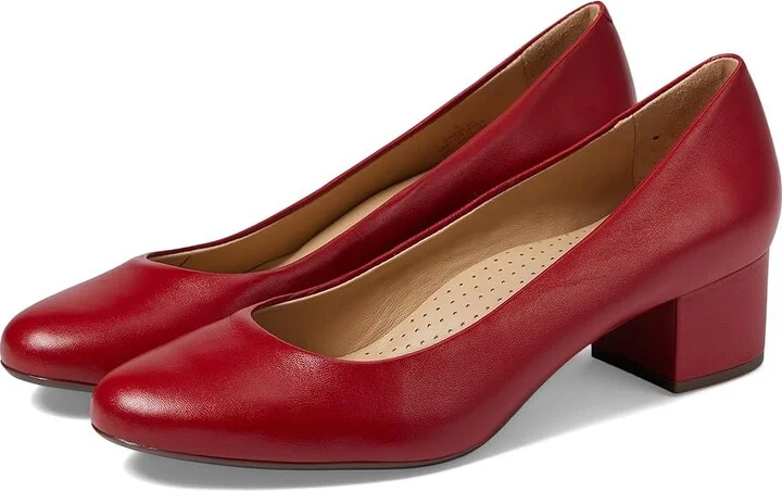 Marc Joseph New York Broad Street Pump Women's Shoes Campari Nappa : 5 M, Leather