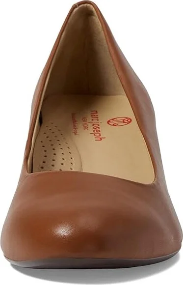 Marc Joseph New York Broad Street Pump Women's Shoes Cognac Nappa : 5 M, Leather - Image 2