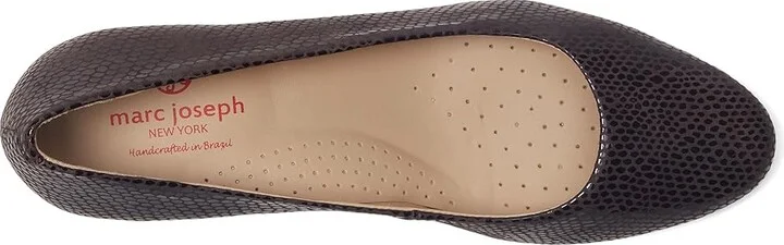 Marc Joseph New York Broad Street Pump Women's Shoes Hickory Snake : 6.5 M, Leather - Image 2