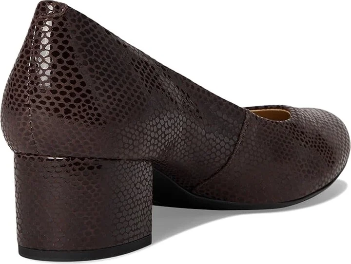 Marc Joseph New York Broad Street Pump Women's Shoes Hickory Snake : 6.5 M, Leather - Image 4