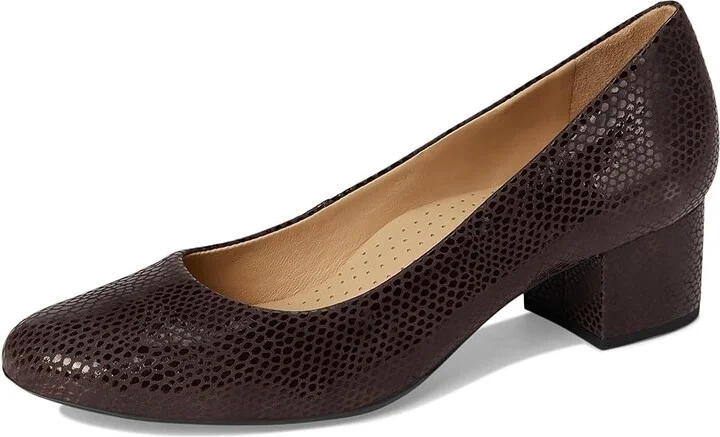 Marc Joseph New York Broad Street Pump Women's Shoes Hickory Snake : 6.5 M, Leather - Image 5