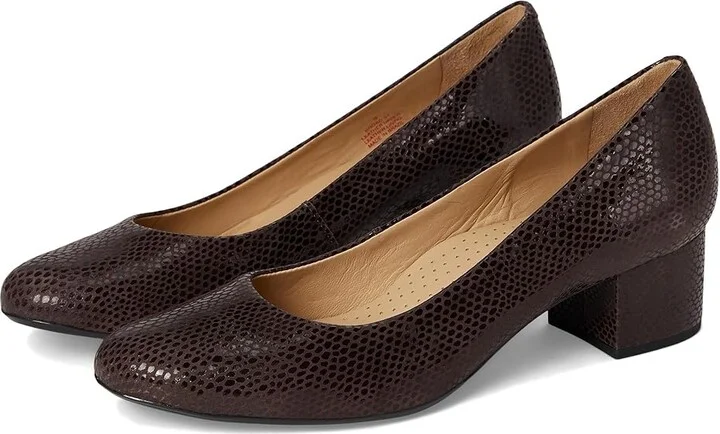 Marc Joseph New York Broad Street Pump Women's Shoes Hickory Snake : 6.5 M, Leather