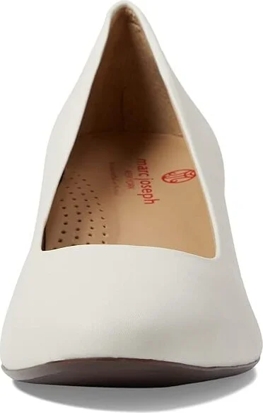 Marc Joseph New York Broad Street Pump Women's Shoes Ivory Nappa : 7.5 M, Leather - Image 2