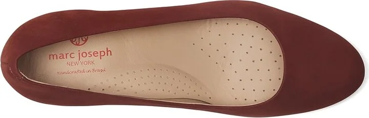 Marc Joseph New York Broad Street Pump Women's Shoes Mahogany Nobuck : 7 M, Leather - Image 2