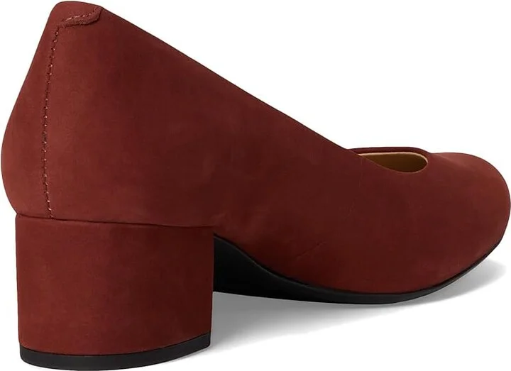 Marc Joseph New York Broad Street Pump Women's Shoes Mahogany Nobuck : 7 M, Leather - Image 4