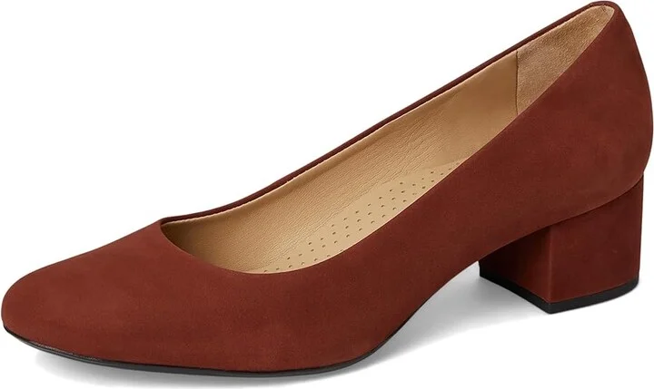 Marc Joseph New York Broad Street Pump Women's Shoes Mahogany Nobuck : 7 M, Leather - Image 5