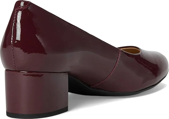 Marc Joseph New York Broad Street Pump Women's Shoes Merlot Soft Patent : 8.5 M, Leather - Image 4