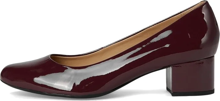 Marc Joseph New York Broad Street Pump Women's Shoes Merlot Soft Patent : 8.5 M, Leather - Image 6