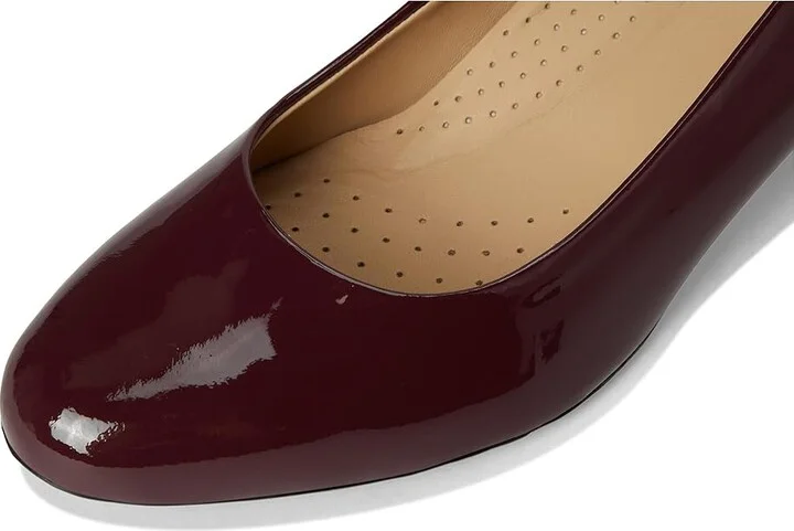 Marc Joseph New York Broad Street Pump Women's Shoes Merlot Soft Patent : 8.5 M, Leather - Image 7