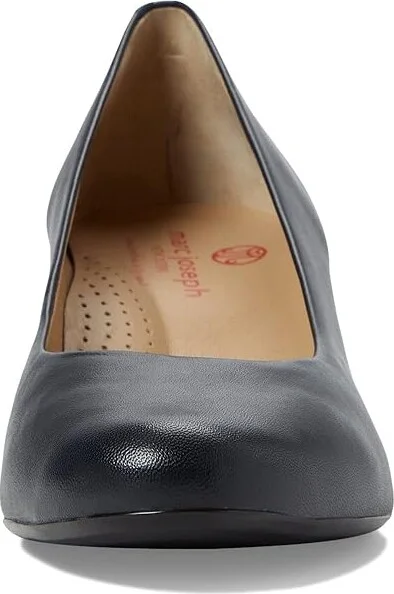 Marc Joseph New York Broad Street Pump Women's Shoes Navy Nappa Leather : 5 M - Image 2