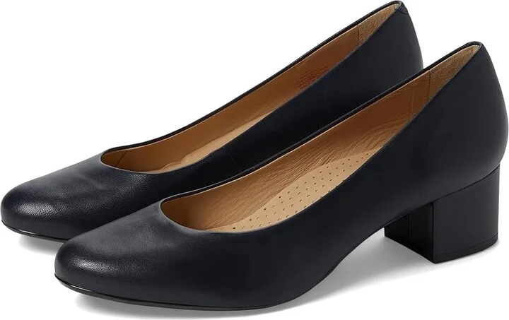 Marc Joseph New York Broad Street Pump Women's Shoes Navy Nappa Leather : 5 M