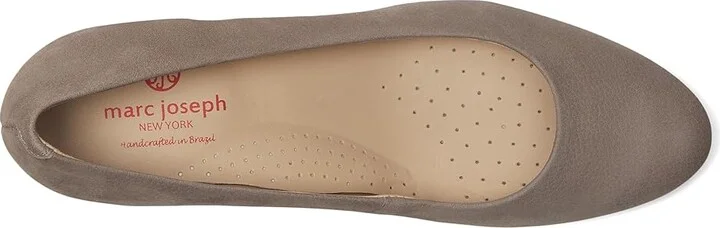 Marc Joseph New York Broad Street Pump Women's Shoes Taupe Italo Grainy : 6 M, Leather - Image 2