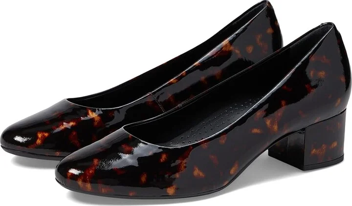 Marc Joseph New York Broad Street Pump Women's Shoes Tortoise Patent : 7.5 M, Leather