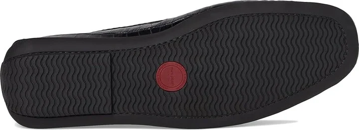 Marc Joseph New York BROADWAY Men's Lace Up Wing Tip Shoes Black Croco : 10.5 M, Leather - Image 3