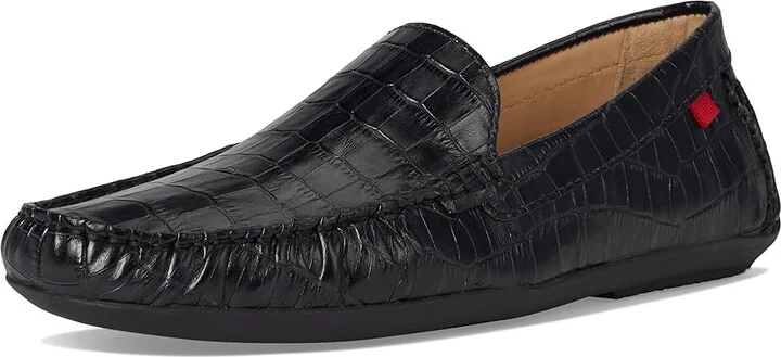 Marc Joseph New York BROADWAY Men's Lace Up Wing Tip Shoes Black Croco : 10.5 M, Leather - Image 5