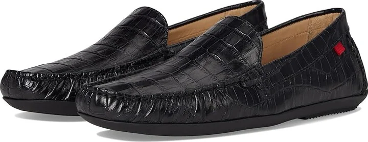 Marc Joseph New York BROADWAY Men's Lace Up Wing Tip Shoes Black Croco : 10.5 M, Leather