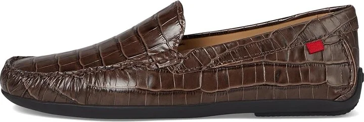 Marc Joseph New York BROADWAY Men's Lace Up Wing Tip Shoes Cafe Croco : 12 M, Leather - Image 6