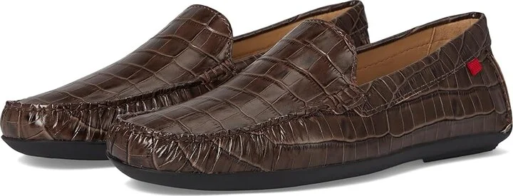 Marc Joseph New York BROADWAY Men's Lace Up Wing Tip Shoes Cafe Croco : 12 M, Leather