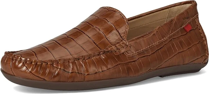 Marc Joseph New York BROADWAY Men's Lace Up Wing Tip Shoes Cognac Croco : 8 M, Leather - Image 5
